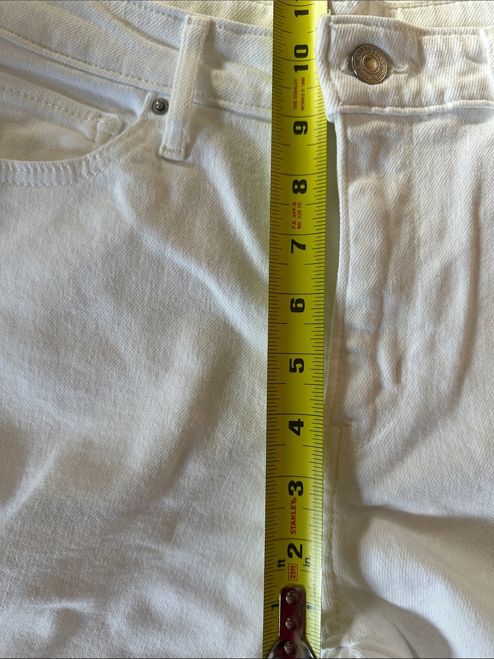 LEVIS Women’s White High-Rise Skinny Jeans Sz 29 Classic Comfy Feminine Stretch - Picture 11 of 12